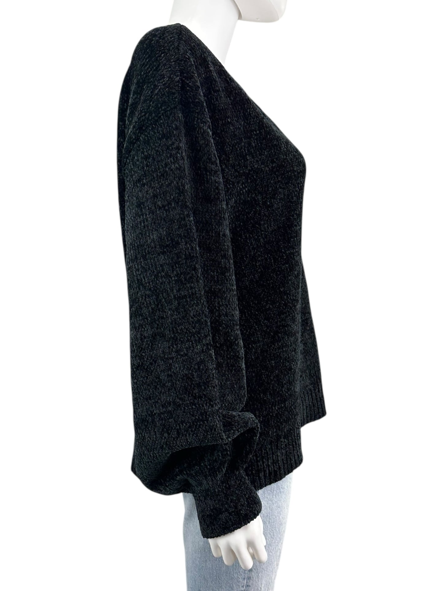 Tommy Bahama Black Chenille Sweater Size L