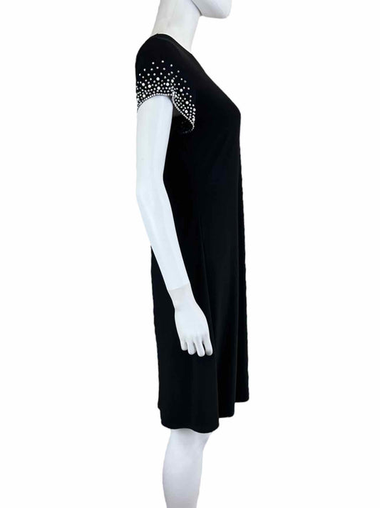 NIK AND NASH NWT Black Bead Trim Dress Size S