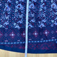 SEA New York Blue 100% Cotton Floral Print Top Size M