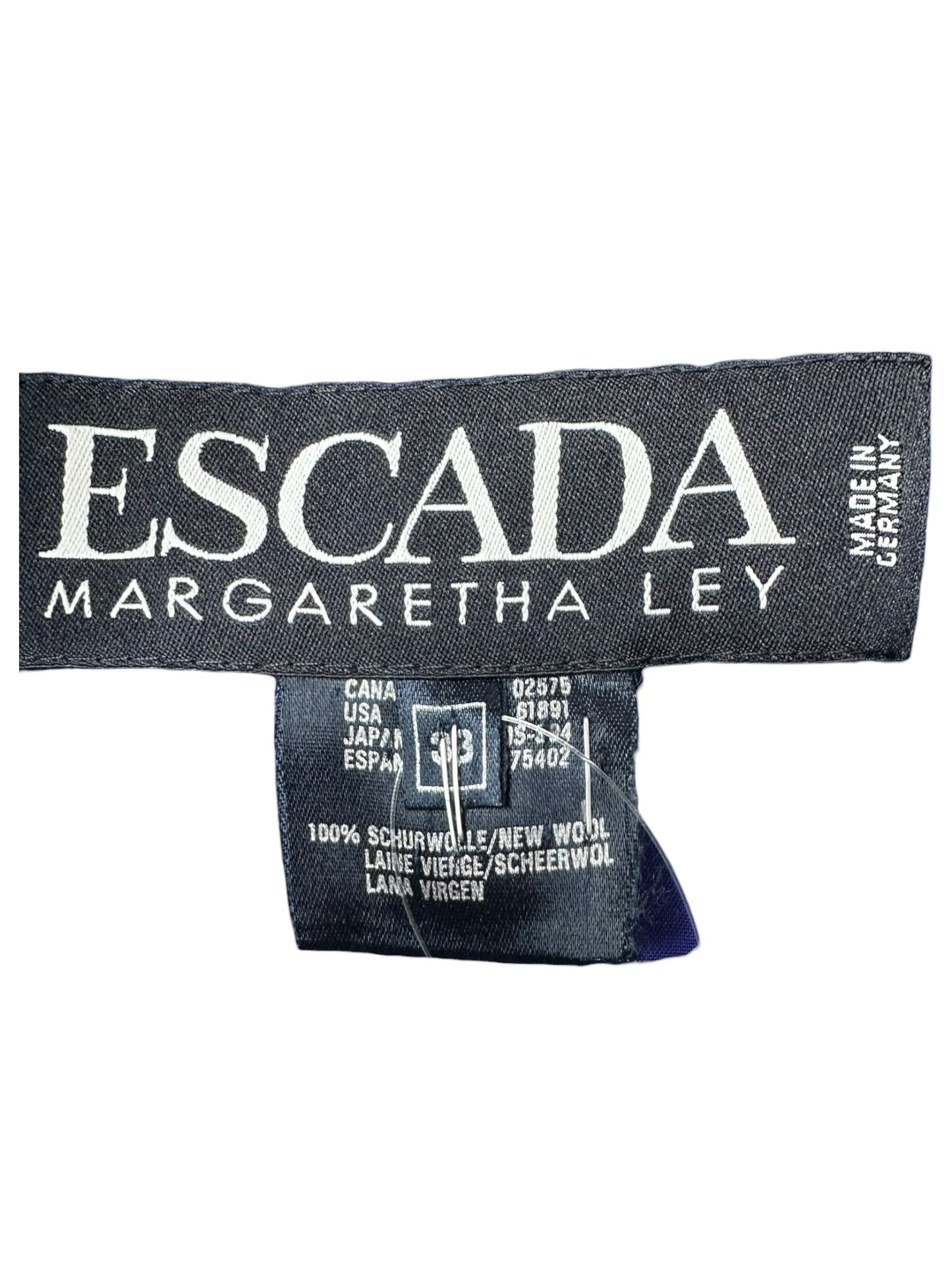 ESCADA Purple Virgin Wool Dress Jacket Size M