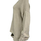 EILEEN FISHER Beige Italian Yarn Sweater Size S