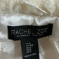 Rachel Zoe Cream Faux Fur Coat Size M