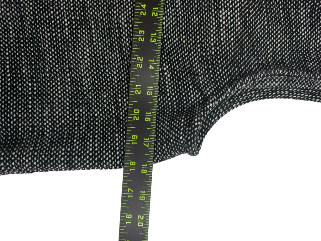 EILEEN FISHER Black Organic Cotton Tweed Vest Size XS Vest