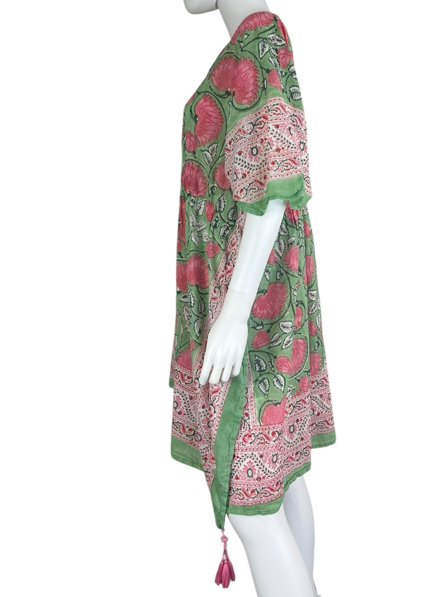 PAX PHILOMENA Francis Floral Short Kaftan Size O/S