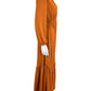 Free People Orange Long Sleeve Sundress Size XS