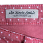 Adriano Goldschmid Red STEVIE Polka Dot Jeans Size 27