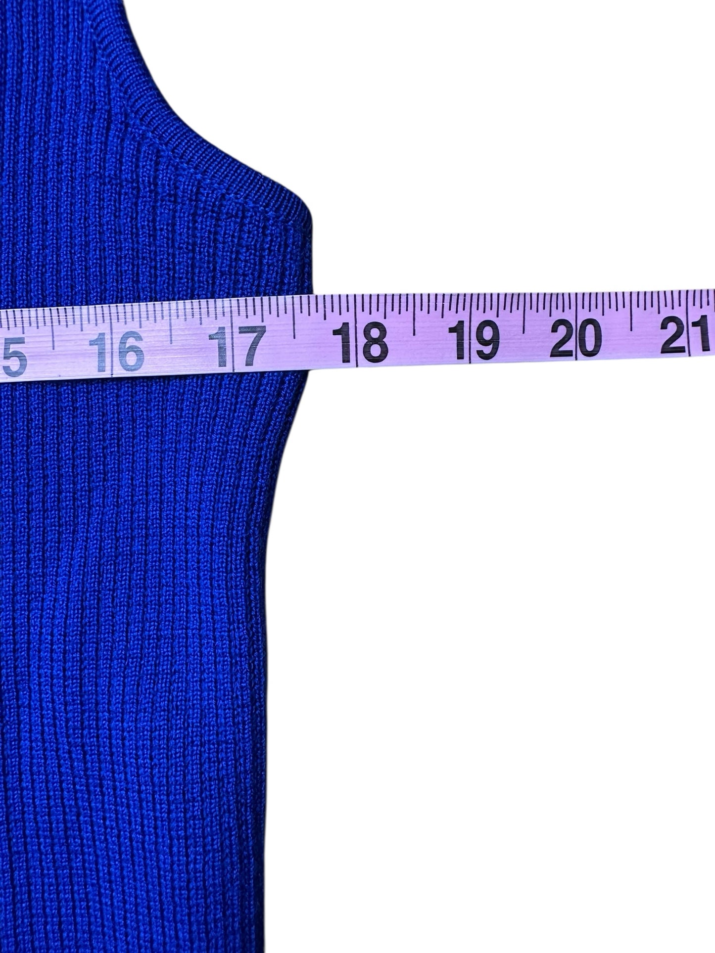 ESCADA  Blue 100% Virgin Wool Sweater Size M