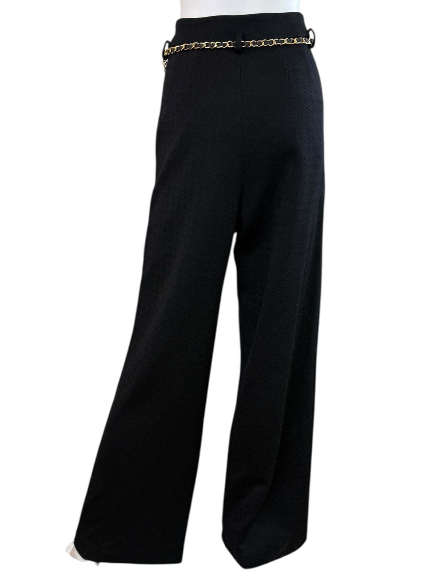 Bishop & Young NWT Black Lara Wide Leg Trouser Size L