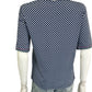 J. McLaughlin Blue And White Checkered Blouse Size M