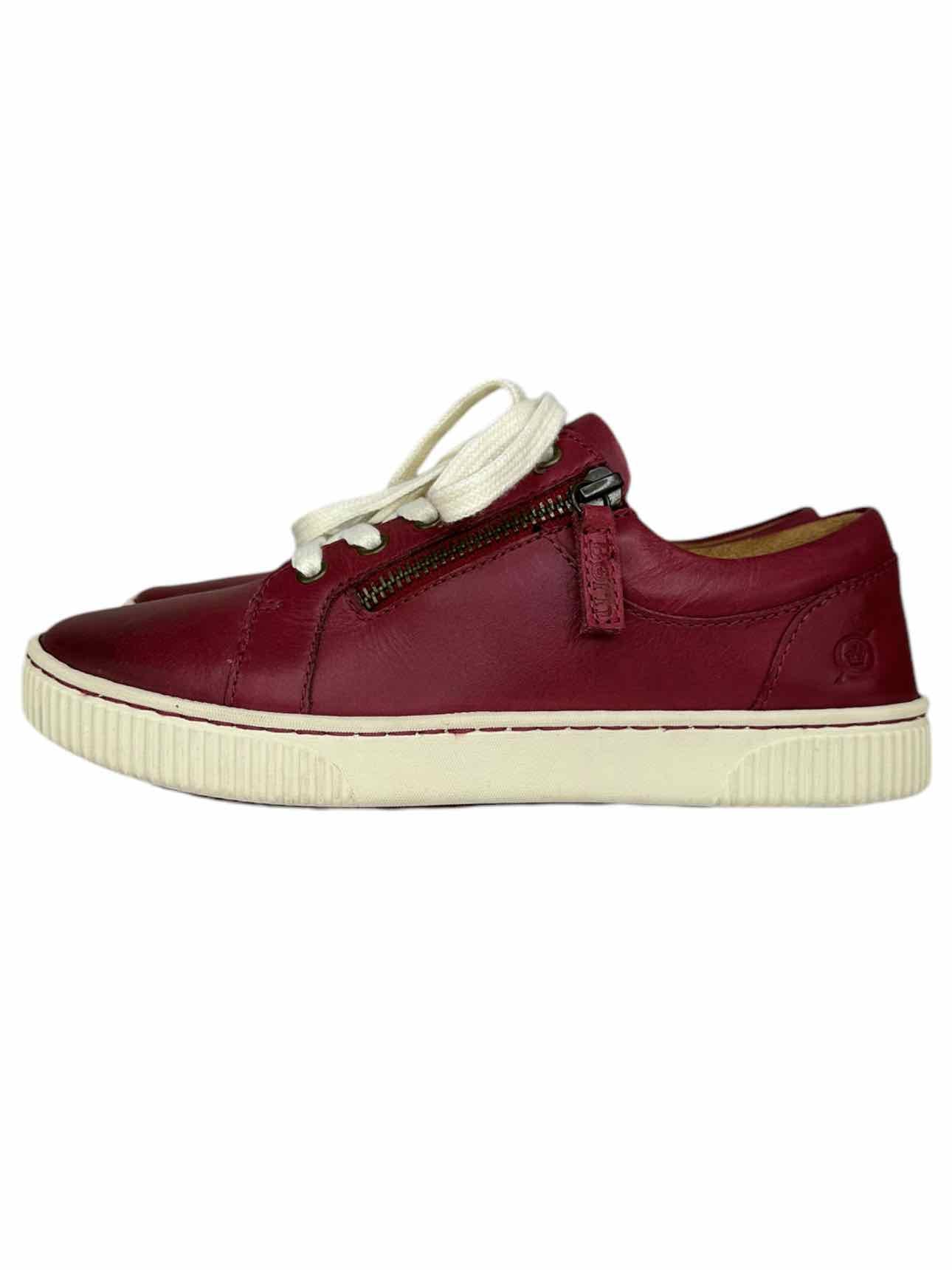 Born Red Leather Paloma Sneakers Size 6