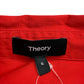 Theory Red T-Shirt Button-Down Mini Dress Size 6