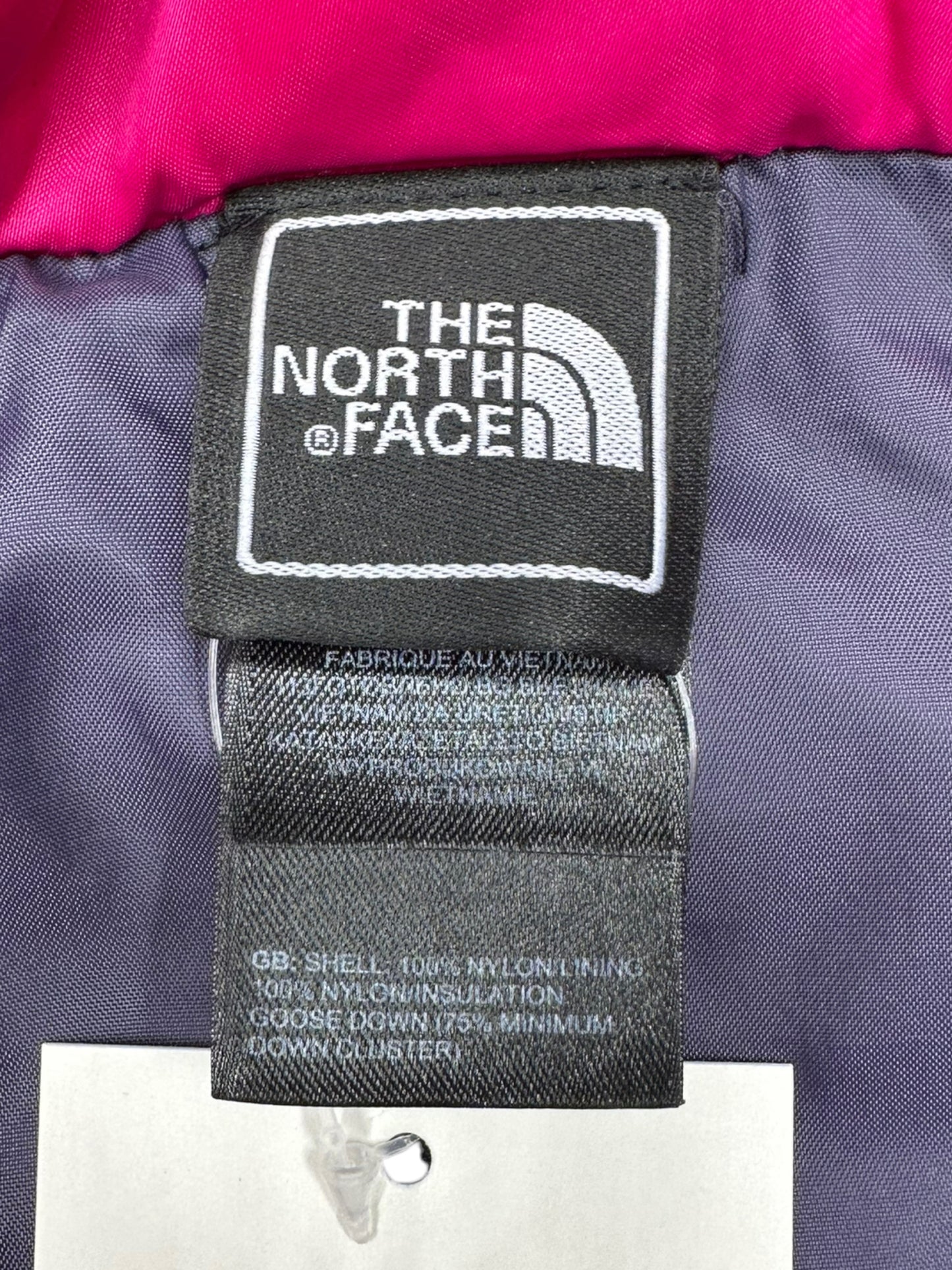 THE NORTH FACE Pink Puffer Vest Size S