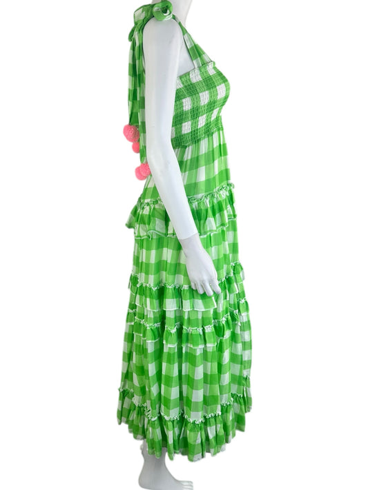 Sundress Green Gingham Sundress Size XS