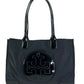 Tory Burch Black 'mini ella patent tote bag' Designer Handbag