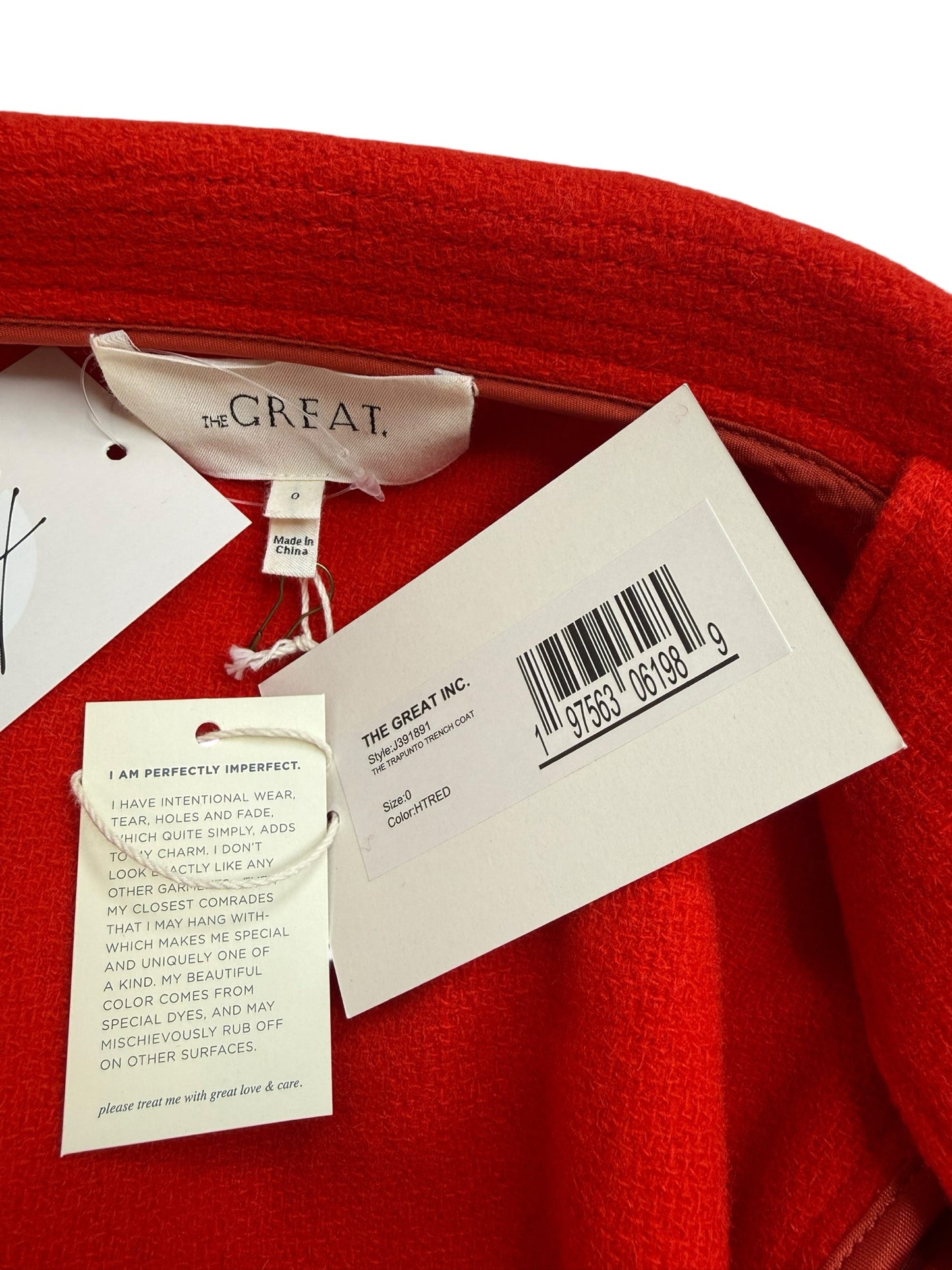 The Great. Coat Size 0