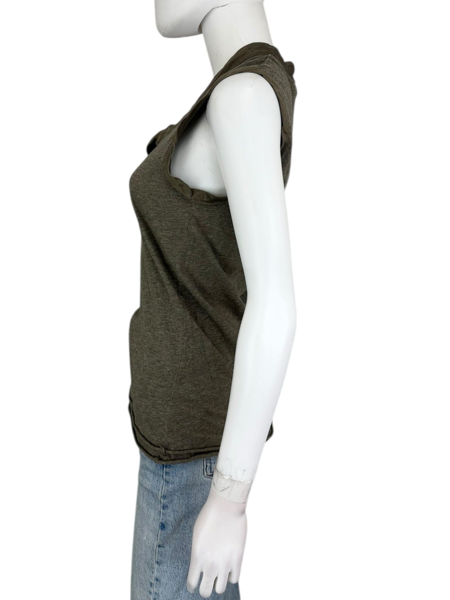 BCBGMAXAZRIA Dark Green Tank  Size S