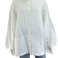 EILEEN FISHER White Linen Button-down Size L