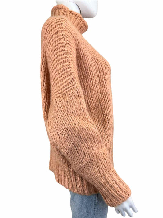 Frnch Paris Peach Mohair Sweater Size S/M