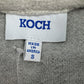 KOCH Light Gray Size S Knit Top