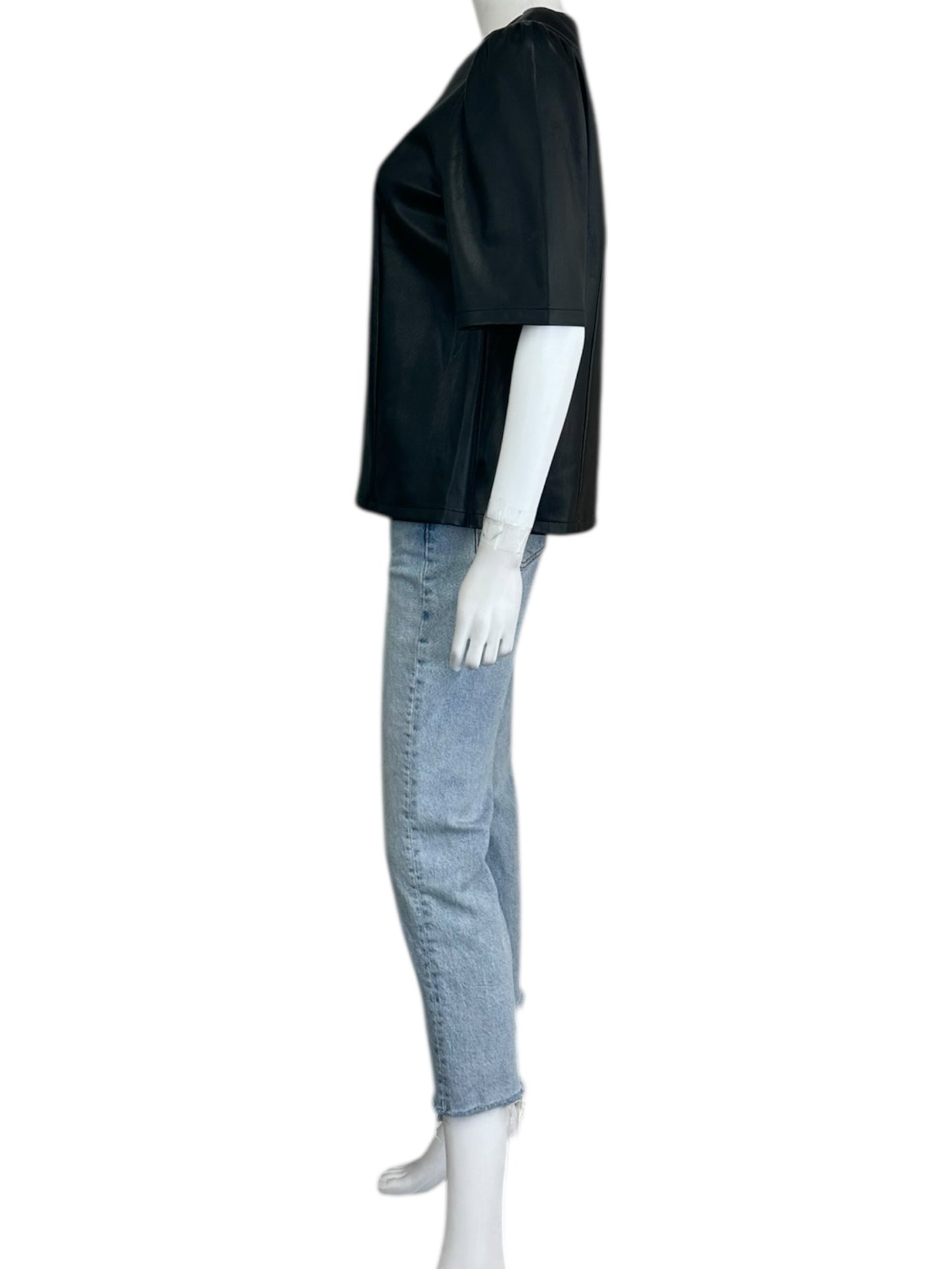 Ann Taylor Black Blouse Size M