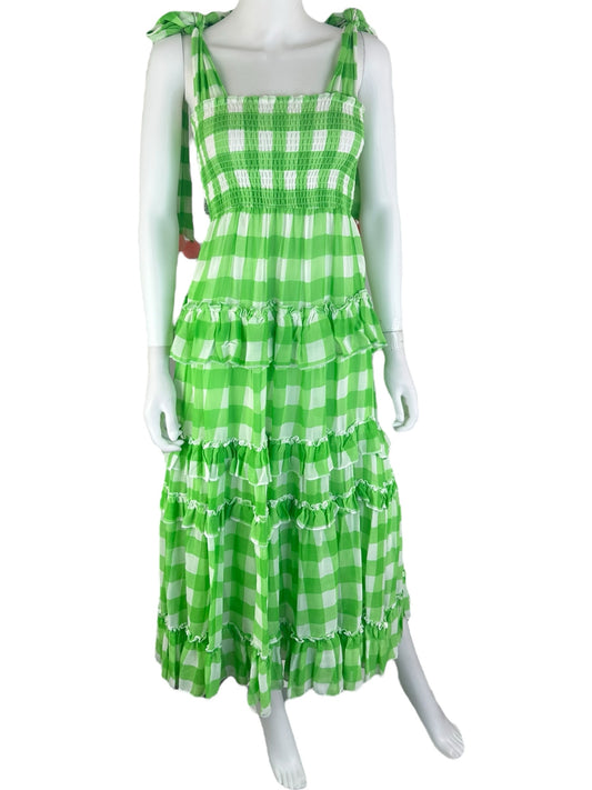 Sundress Green Gingham Sundress Size XS