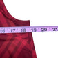 J. Crew NWT Red Plaid Tank Size S