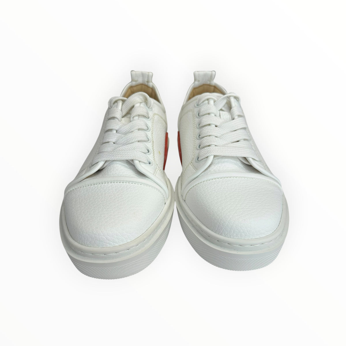 Christian Louboutin White Adolon Donna Low Top Sneakers Size 37