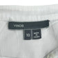 Vince White 100% Cotton Popover Blouse Size 10