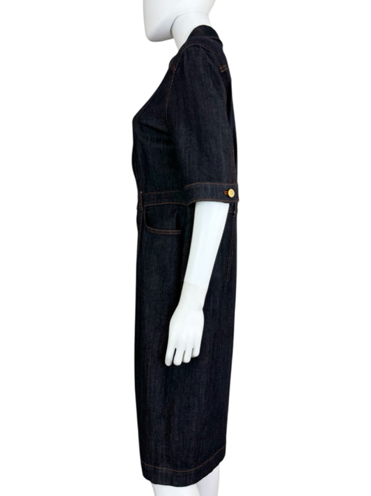 ESCADA SPORT Blue Denim Dress Size L