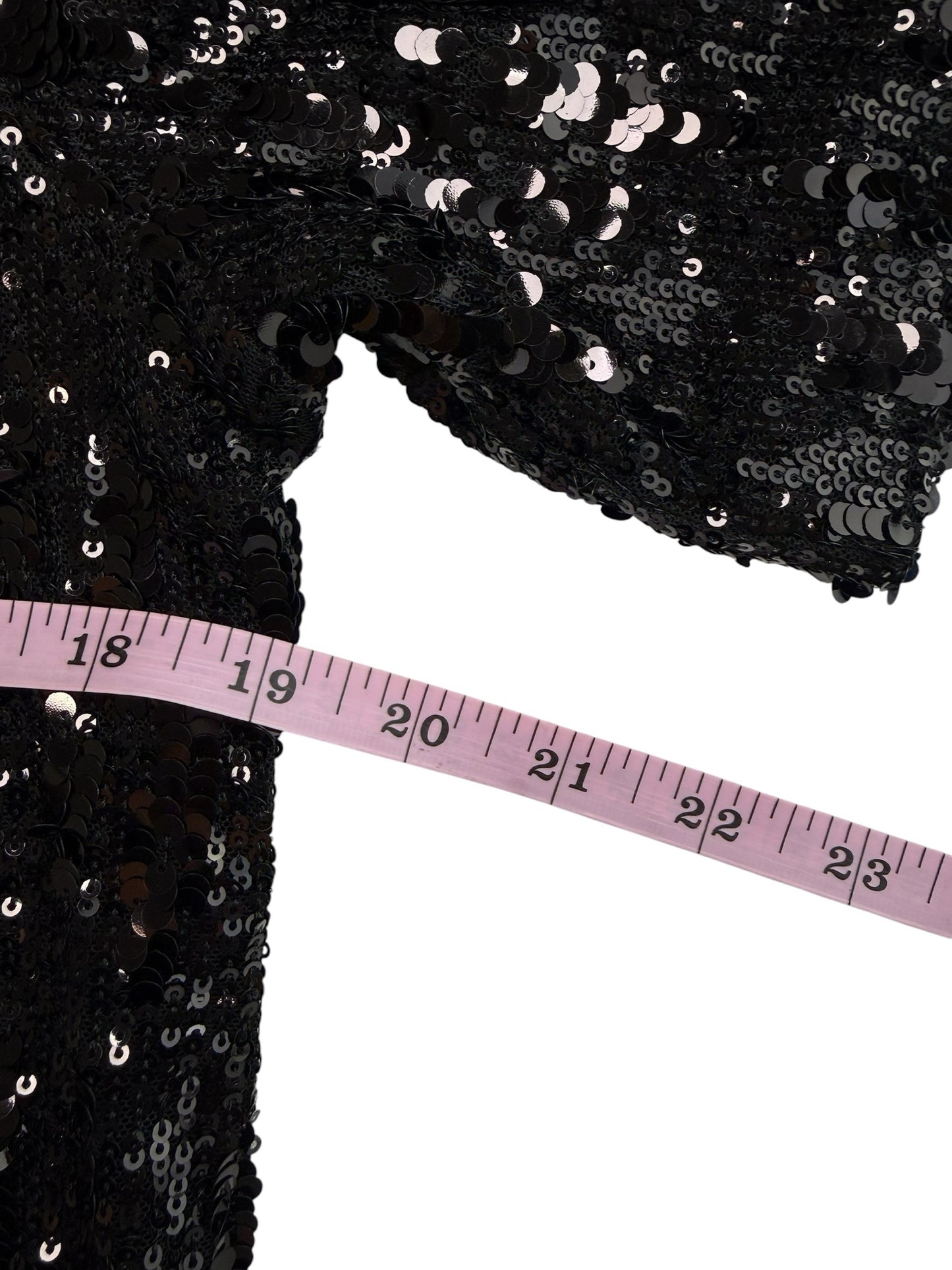 the drop NWT Black Sequined Mini Cocktail Dress Size M