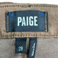 PAIGE Brown Coated CINDY Jeans Size 29