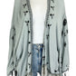 Free People Light Blue Kimono Size M