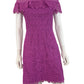 TRINA TURK Purple Mai Tai Lace Cocktail Dress Size 4