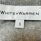 WHITE + WARREN Gray 100% Cashmere Sweater Size S