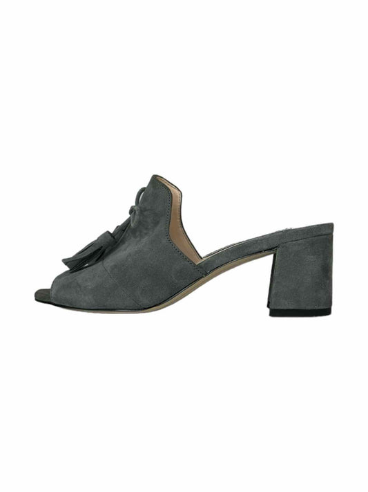 KARL LAGERFELD Gray Suede HOLLY Pump Size 6