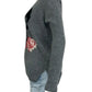 SKULL CASHMERE 100% Cashmere Gray Sweater Size XS