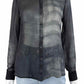 EILEEN FISHER 100% Silk Button-Down Size S