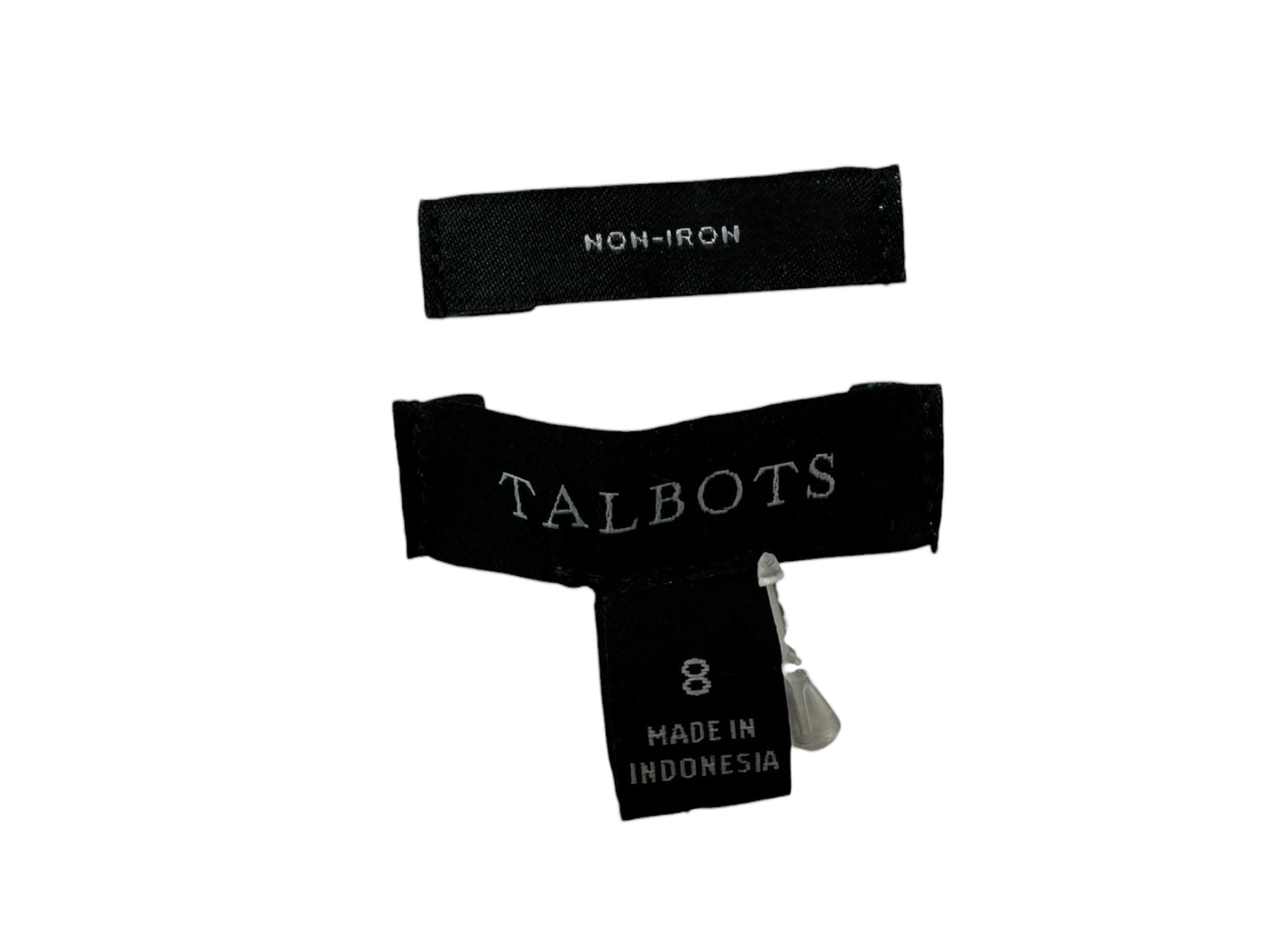 Talbots NWT Polka Dot No Iron Button-Down Shirt Size 8