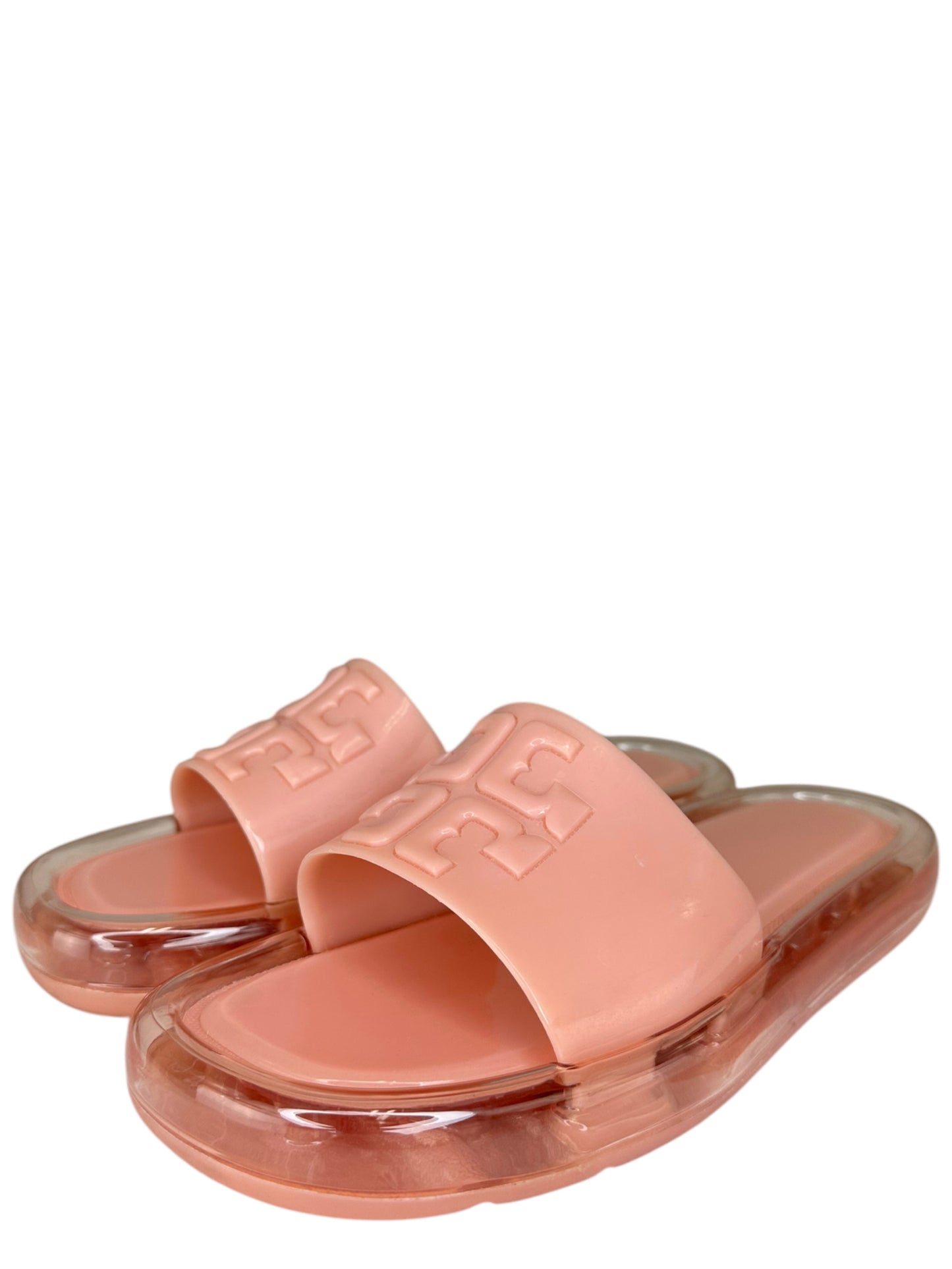 Tory Burch Peach Bubble Slides Size 6