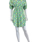 ELLIATT Peach Livia Trapeze Floral Mini Dress Size XS