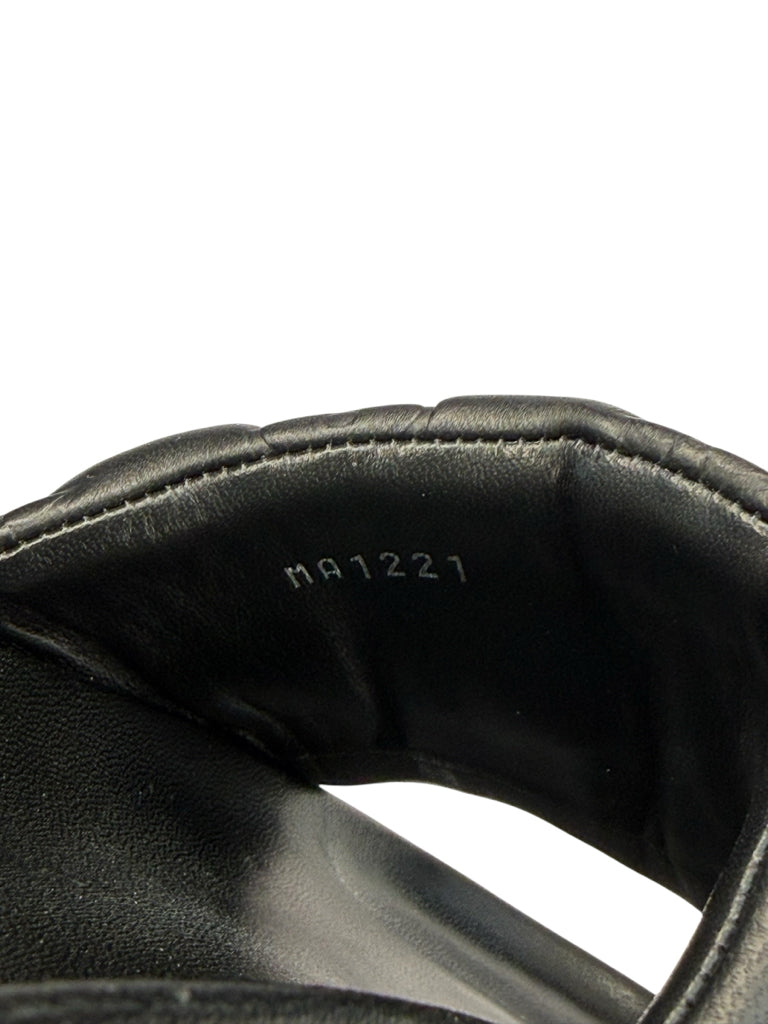 Louis Vuitton Black Sunset Flat Comfort Mule Size 37.5
