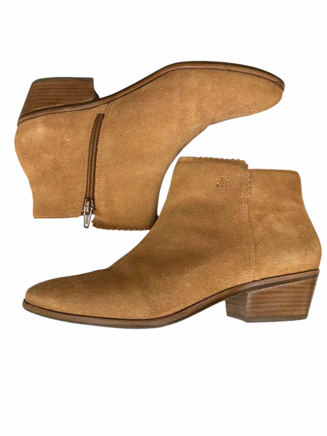 Jack Rogers Tan Suede Bailee Booties Size 9