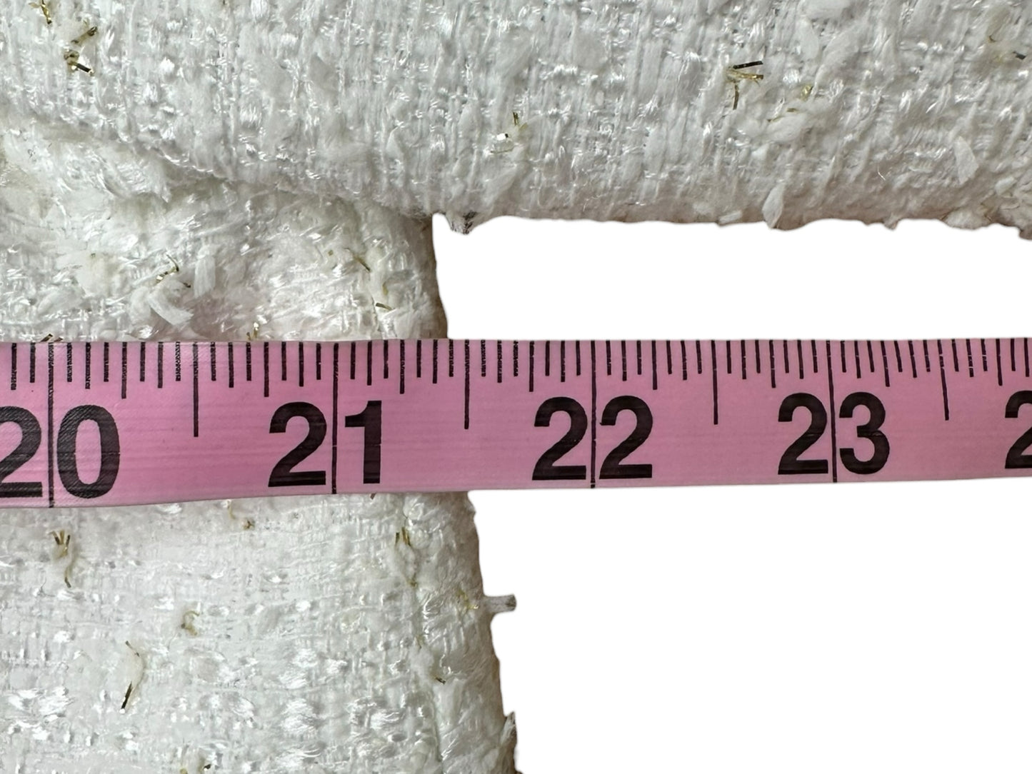 MILLY White Striped Tweed Coat Size 10