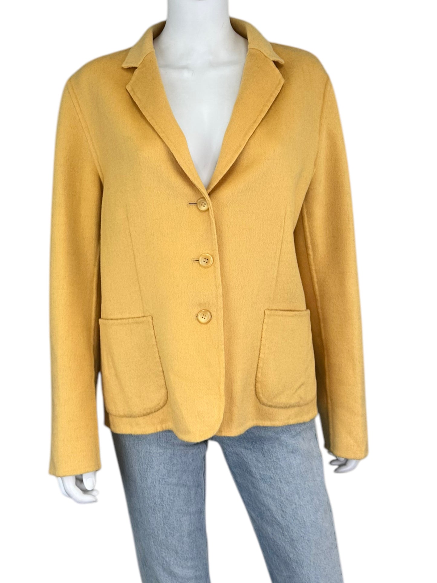 Pendleton Yellow 100% Merino Wool Jacket Size L