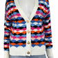 Talbots Multicolor Button Up Cardigan Size S