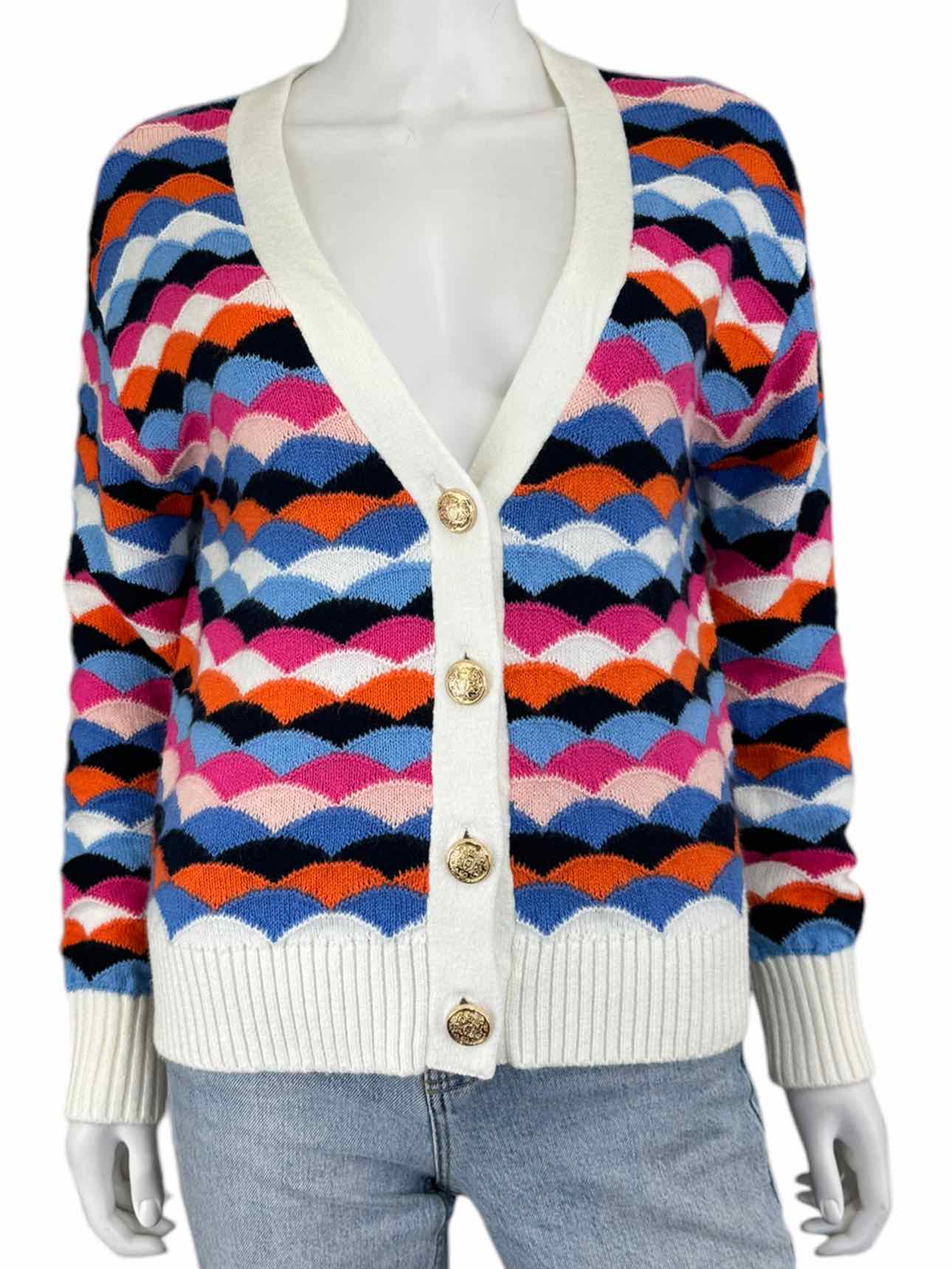 Talbots Multicolor Button Up Cardigan Size S