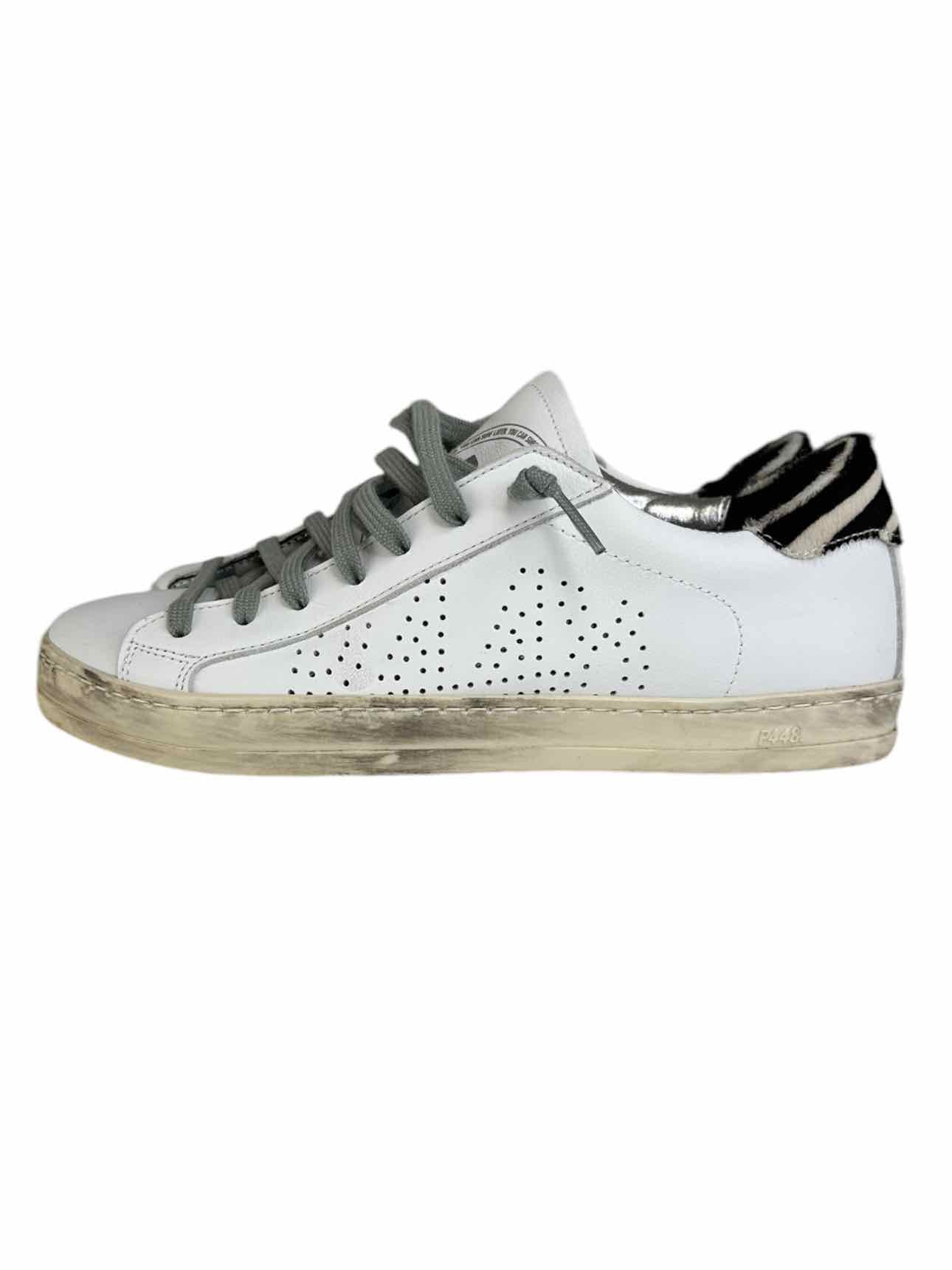 P448 John Zebra Sneakers Size 36 – alineconsignment