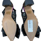 Betsy Johnson NWOT Black Rhinestone Dafney Pointed-Toe Slingback Pumps Size 7