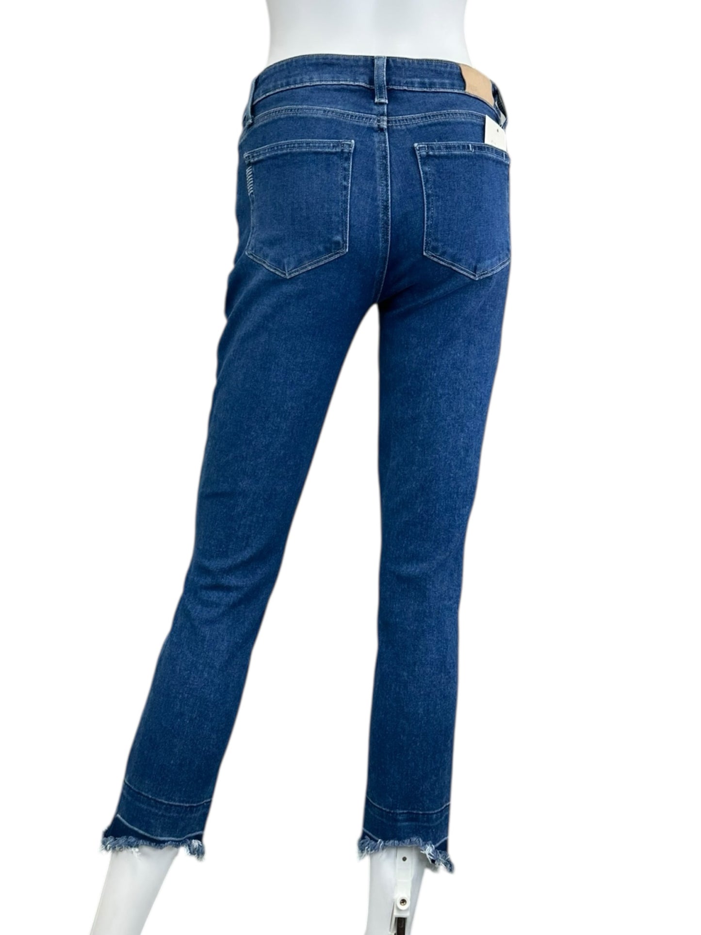 PAIGE Blue Skyline Skinny Crop Jeans Size 27