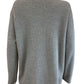 EILEEN FISHER Gray 100% Extra Fine Merino Wool Turtleneck Sweater Size XS